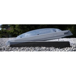 VELUX Stoglangis plokščiam stogui, akrilo kupolas, varstomas, CVP