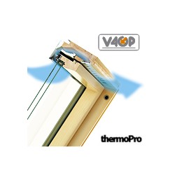 FAKRO Stoglangis, rankena apačioje, FTP-V U3
