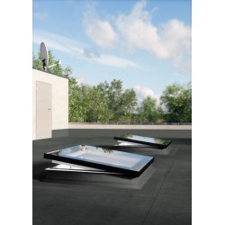 FAKRO Plokščio stogo langas, varstomas elektra, DEF DU8
