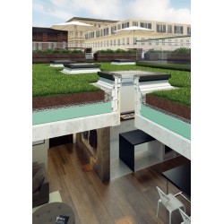 FAKRO Plokščio stogo langas, nevarstomas, DXF DU6